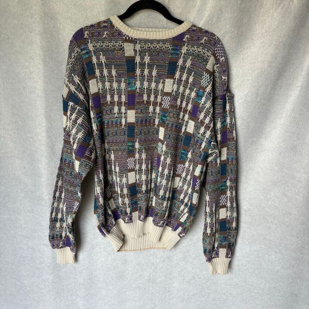 Magaccio Multicolored Eclectic Men’s Sweater size L Grandpa